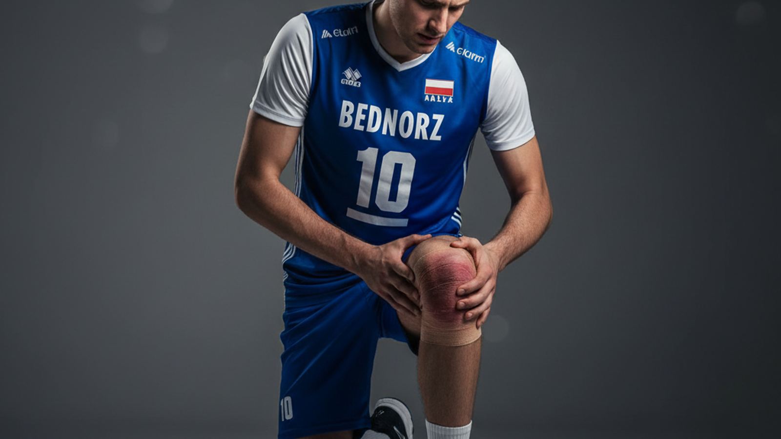 Bartosz Bednorz pokazał kontuzjowaną nogę — uraz wygląda poważnie