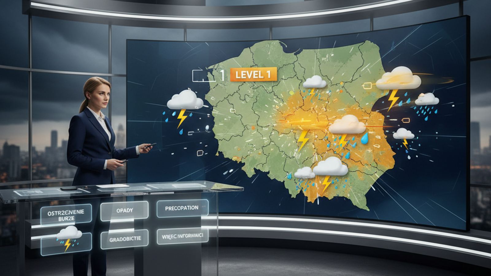 Burze, ulewy i grad: alerty I stopnia dla sześciu województw – co warto wiedzieć