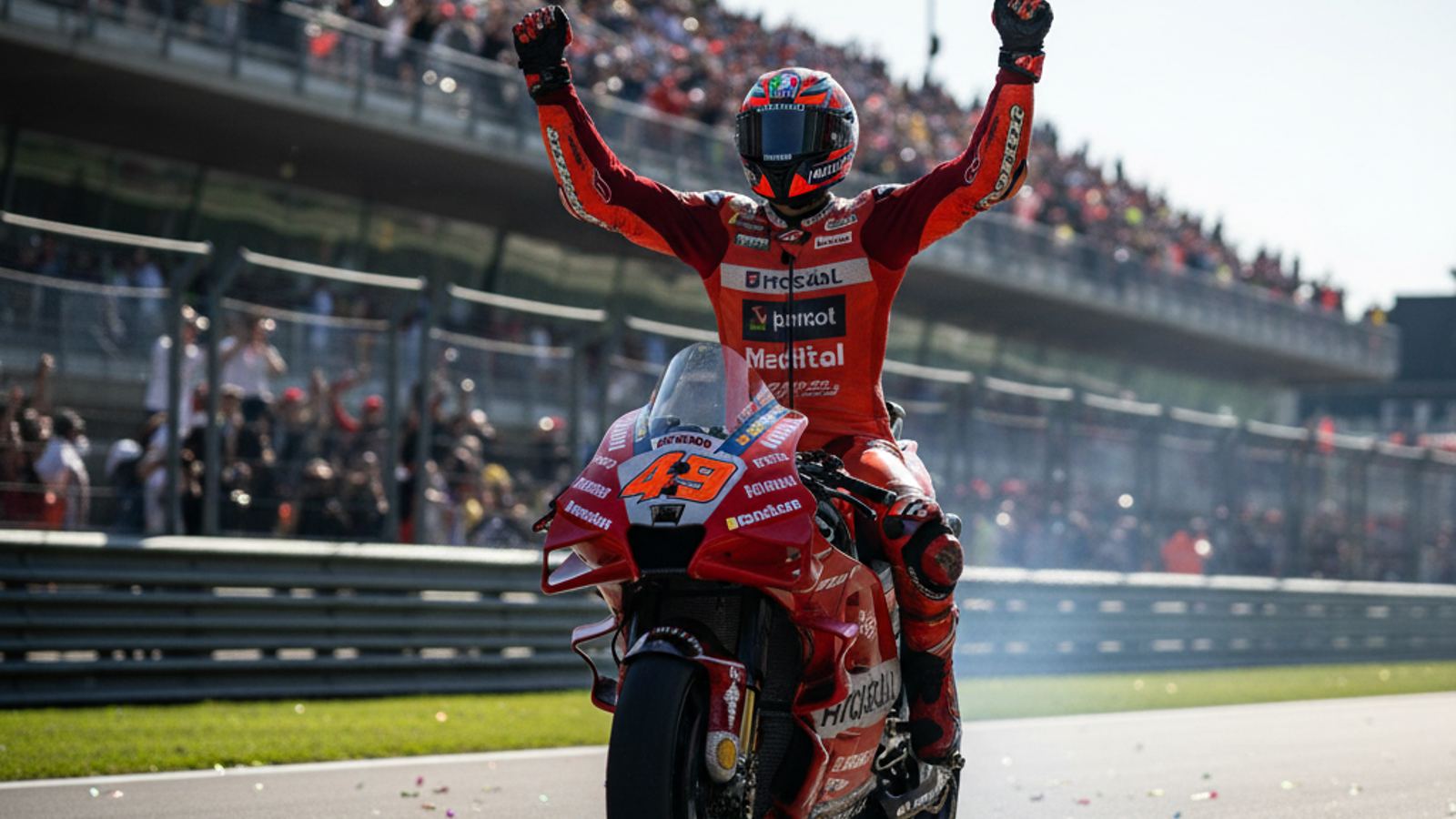 Z Barceloną wciąż zaskakują: triumf Włocha Fabio Di Giannantonio w MotoGP na torze w Barcelonie