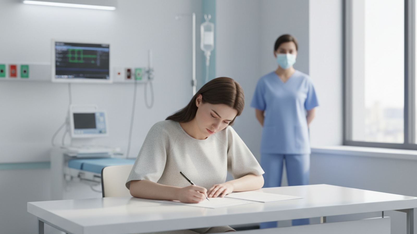 Pierwsza matura w warunkach szpitalnych — pacjentka Kliniki PUM przystąpiła do egzaminu