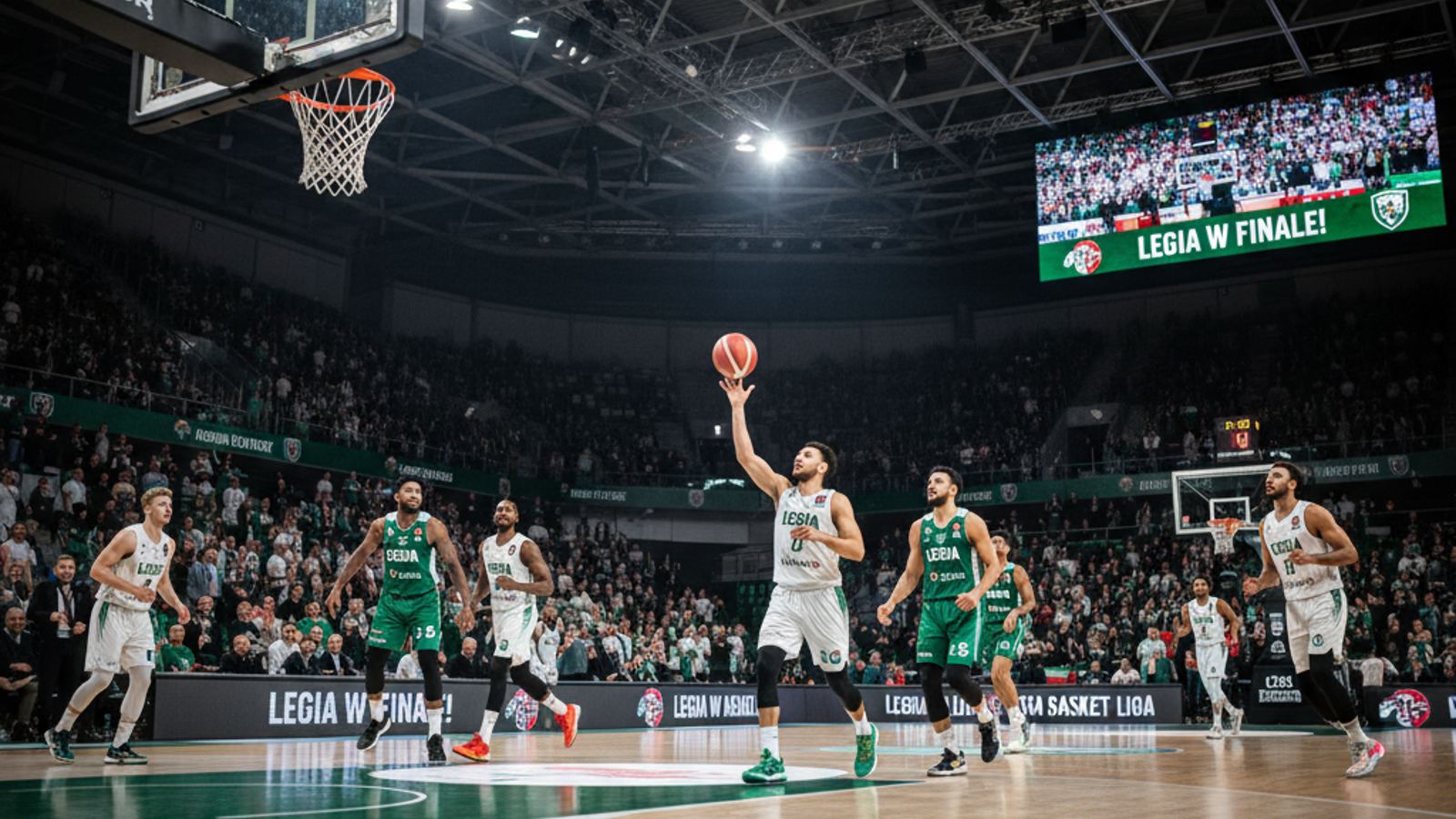 Legia Warszawa awansuje do półfinału ORLEN Basket Ligi po emocjonującym zwycięstwie nad MKS Dąbrowa Górnicza