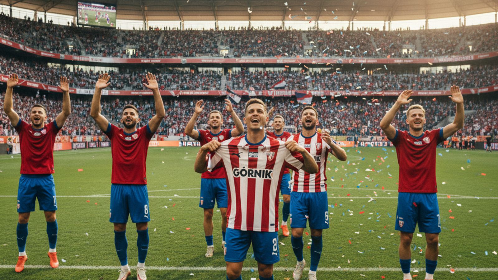 Szalona końcówka w hicie PKO BP Ekstraklasy: Górnik Zabrze pokonał Jagiellonię 2:1