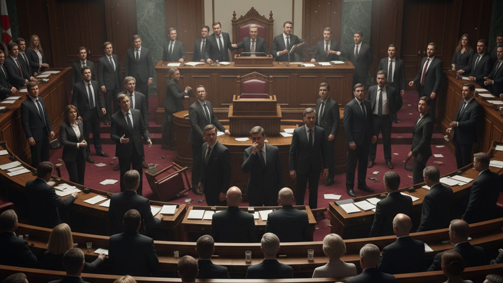 „Proszę stąd wyjść”. Zamieszanie w Sejmie przed wystąpieniem Donalda Tuska