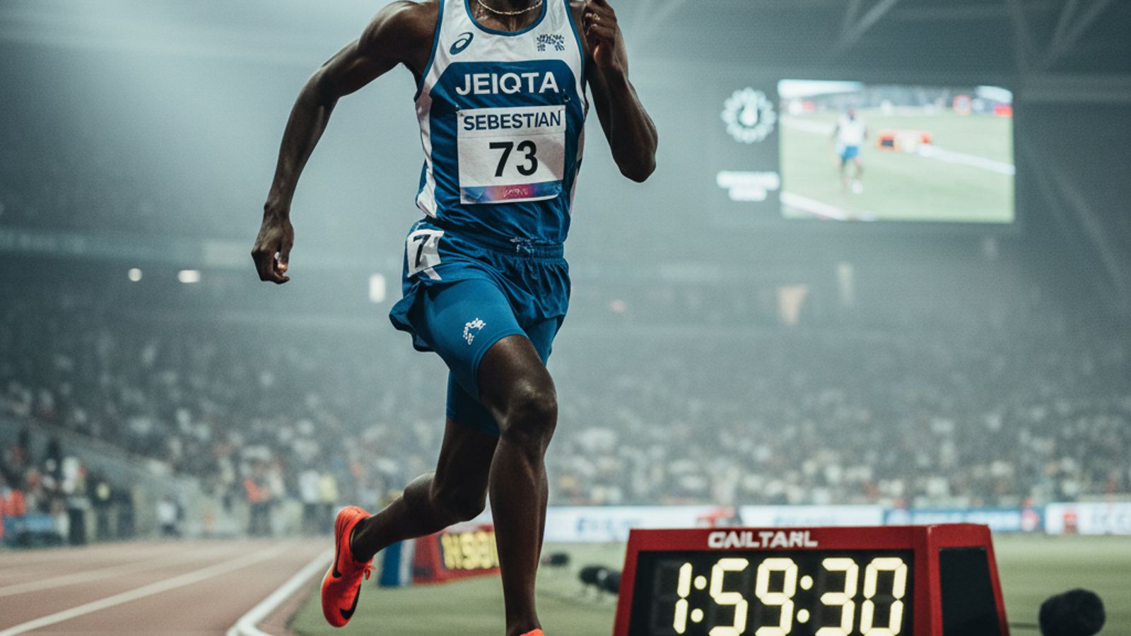 Przełom w maratonie: Sebastian Sawe przebiegł dystans poniżej 2 godzin (1:59:30)
