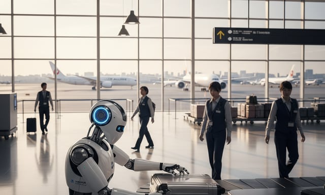 JAL wprowadza humanoidalne roboty do obsługi naziemnej na lotnisku Haneda
