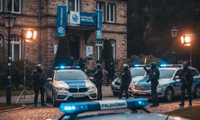Policja przed domem Kaczyńskiego: komentarz rządu i kontekst polityczny