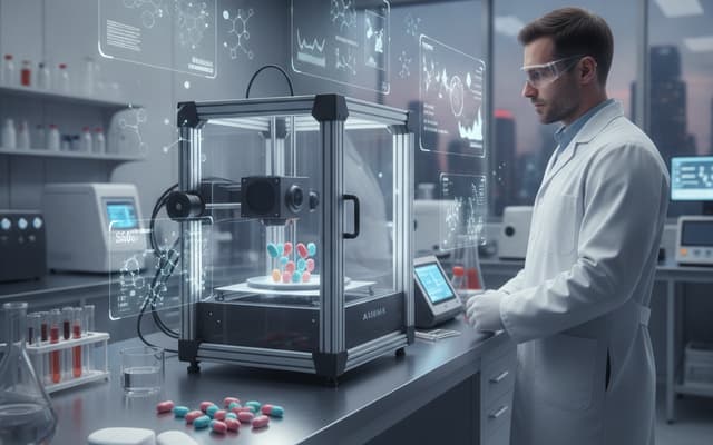 Lek z drukarki zamiast połowy tabletki: jak personalizowana terapia trafia w pacjenta