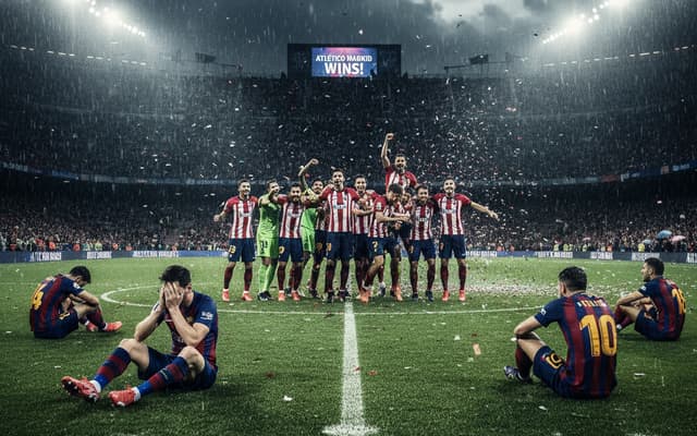 FC Barcelona odpadła z Ligi Mistrzów po dwumeczu z Atletico