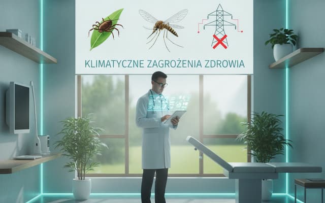 Zmiany klimatu a zdrowie: komary, kleszcze i blackouty w polskiej opiece zdrowotnej