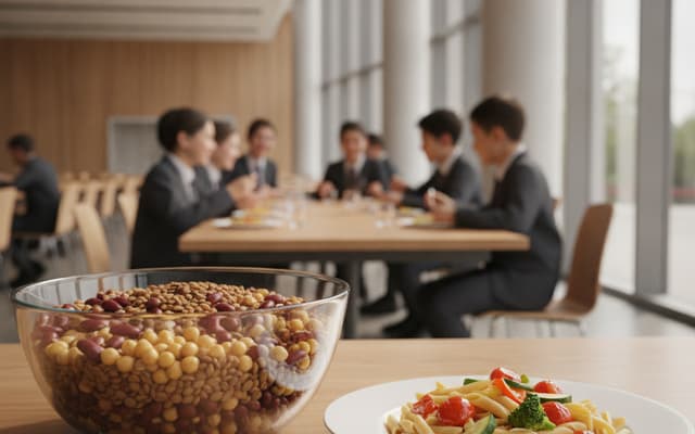 Schabowy odchodzi w cień: strączki i pełnoziarniste na pierwszym planie w szkolnych stołówkach
