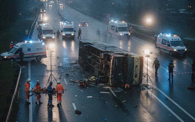 Wypadek autokaru na Węgrzech: 21 rannych wraca do Polski, identyfikacja ofiar w toku