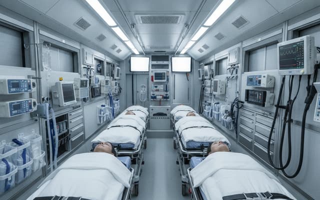 Sześć karetek w jednym autobusie: Łódź uruchamia pierwszy ambulans do zadań specjalnych