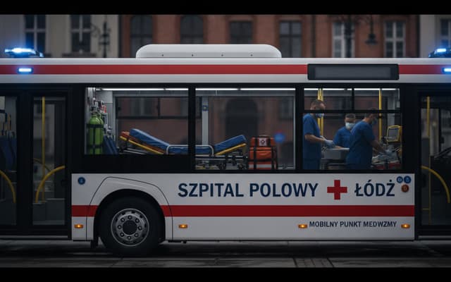 Autobus ambulans w Łodzi: mobilny szpital na kołach do działań masowych