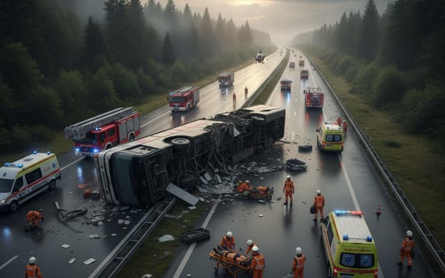 Wypadek autokaru na Węgrzech: co oznacza, że 5 poszkodowanych trafiło do szpitala, a 16 wróciło do domów?