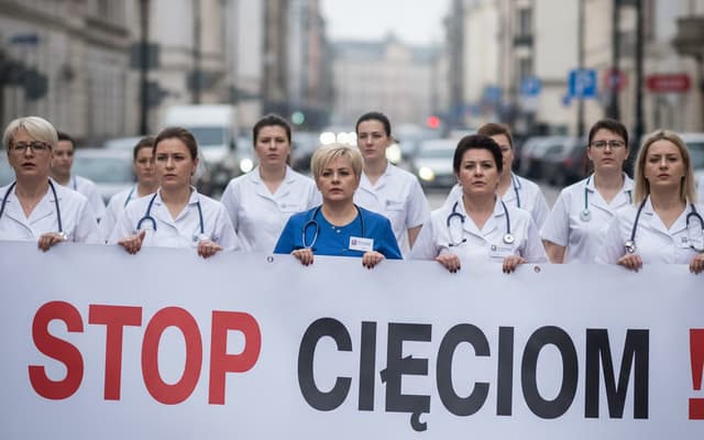Opiekunowie medyczni wychodzą na ulice Warszawy. Czy to początek szerszych protestów przeciw redukcjom w ochronie zdrowia?