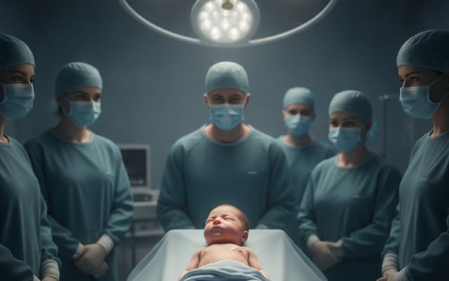 Pionierska operacja w łonie matki: narodziny pierwszego dziecka w Wielkiej Brytanii po usunięciu wytrzewienia wrodzonego