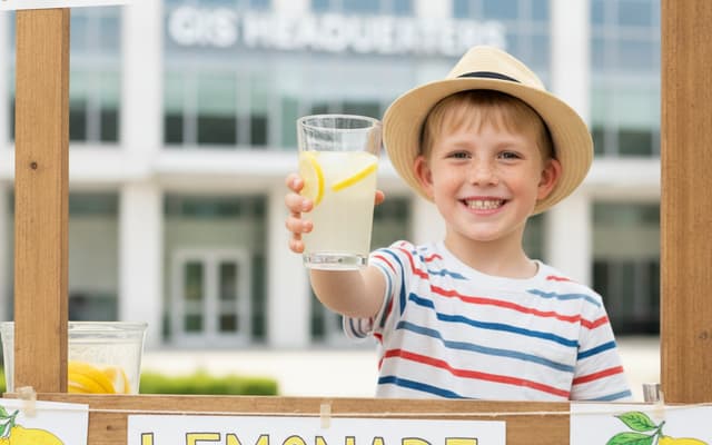 Czy dziecko sprzedaje lemoniade bez kontroli? GIS rozwiewa wątpliwości