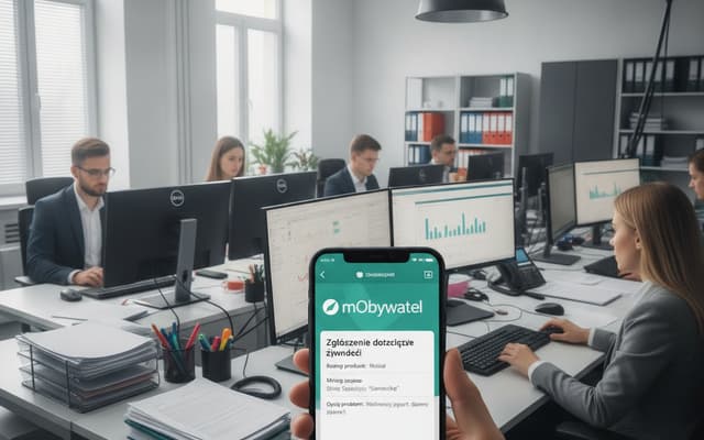 Zgłaszanie nieprawidłowości żywności przez smartfona. Jak mObywatel przyspiesza interwencję Sanepidu
