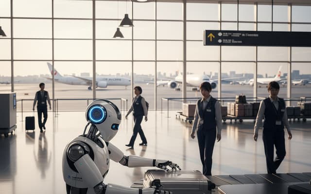 JAL wprowadza humanoidalne roboty do obsługi naziemnej na lotnisku Haneda