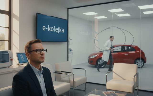 Czy e-kolejka naprawdę zmieni system? Pacjentom proponuje się przebiegnięcie trzech okrążeń wokół samochodu