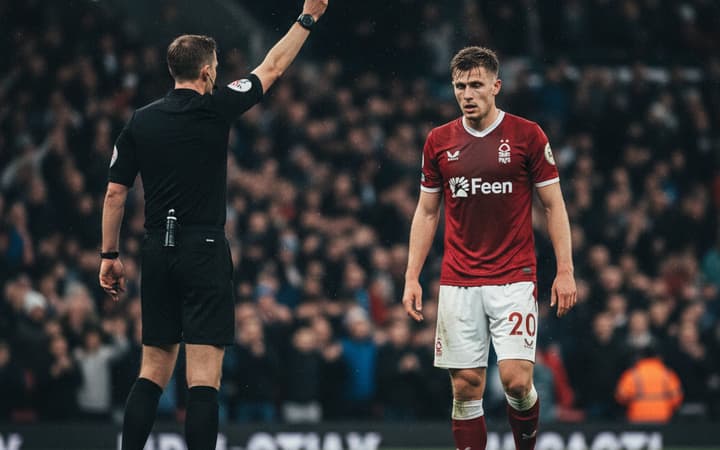 Bednarek wyrzucony z boiska w 8. minucie — czerwona kartka w meczu Nottingham Forest z FC Porto