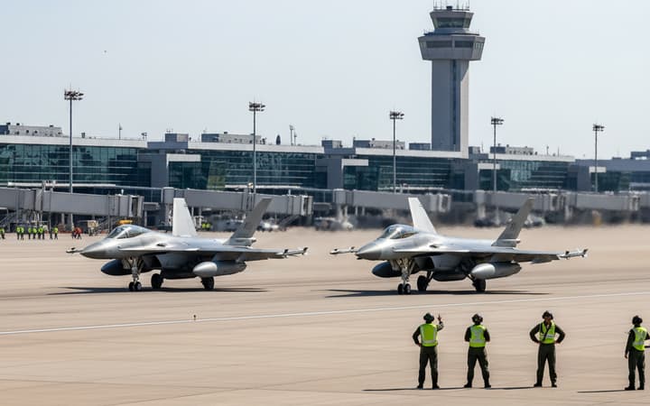 Polska poderwała myśliwce. Wstrzymano ruch na dwóch lotniskach