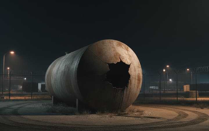 Zuchwała kradzież w poznańskiej bazie lotniczej. Zniknęło ponad 63 tys. litrów paliwa