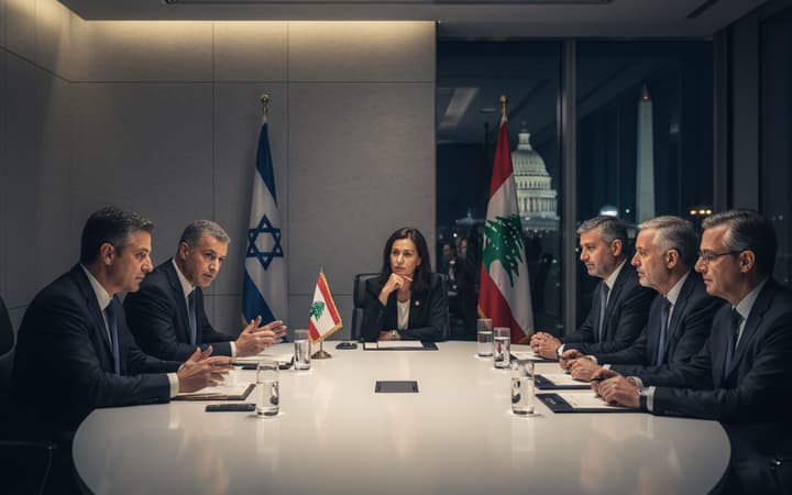 Pierwsze negocjacje od dekad: historyczne spotkanie wysłanników Izraela i Libanu w Waszyngtonie
