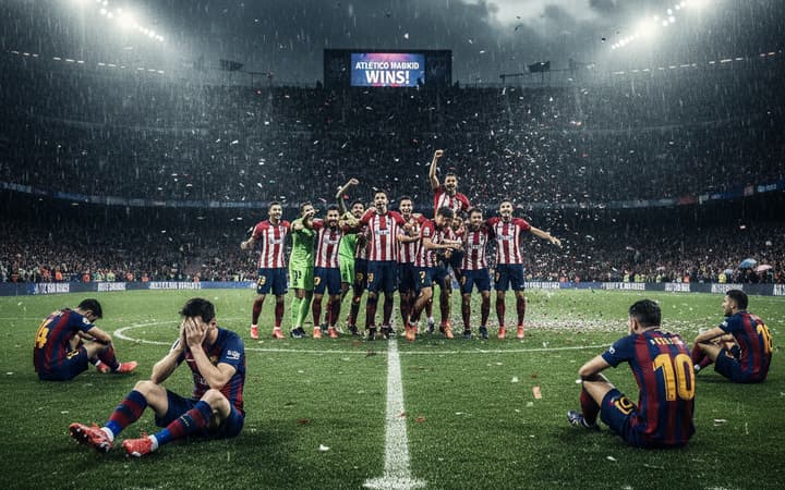 FC Barcelona odpadła z Ligi Mistrzów po dwumeczu z Atletico