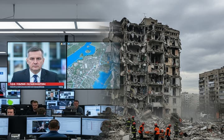 Rosyjski atak na Dniepr: co najmniej 5 ofiar, 27 rannych. Ogłoszono żałobę