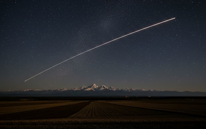 Kosmiczny pociąg Starlink nad Polską. Krótkie okno obserwacji po środowym starcie