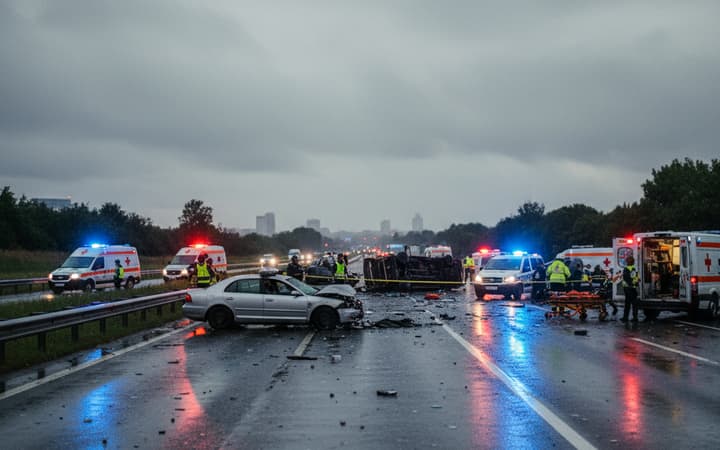 Tragiczny karambol w Łomiankach. Zmarła trzecia osoba