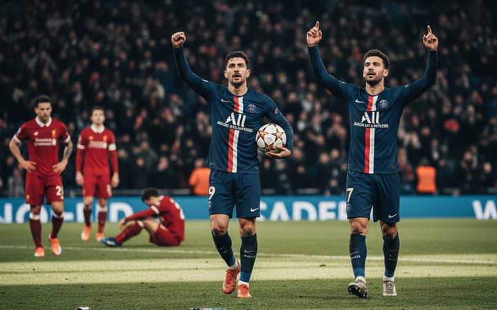 PSG awansuje do półfinału Ligi Mistrzów po zwycięstwie 2:0 z Liverpoolem