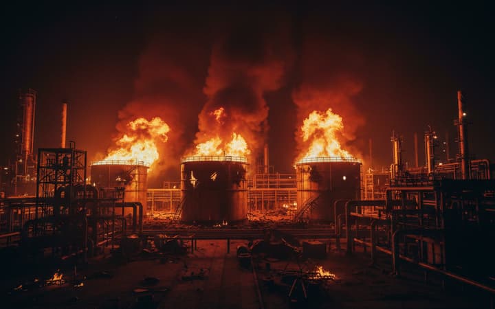 Nocny atak na rafinerię w Tuapse — Ukraińskie służby ogłaszają sukces
