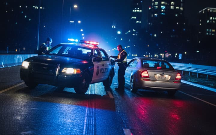 Brawurowa ucieczka na Mazowszu: policjant użył broni, kierowca zatrzymany