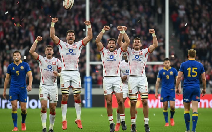 Polscy rugbiści rozbili Szwecję 72:3 i awansowali do Rugby Europe Championship